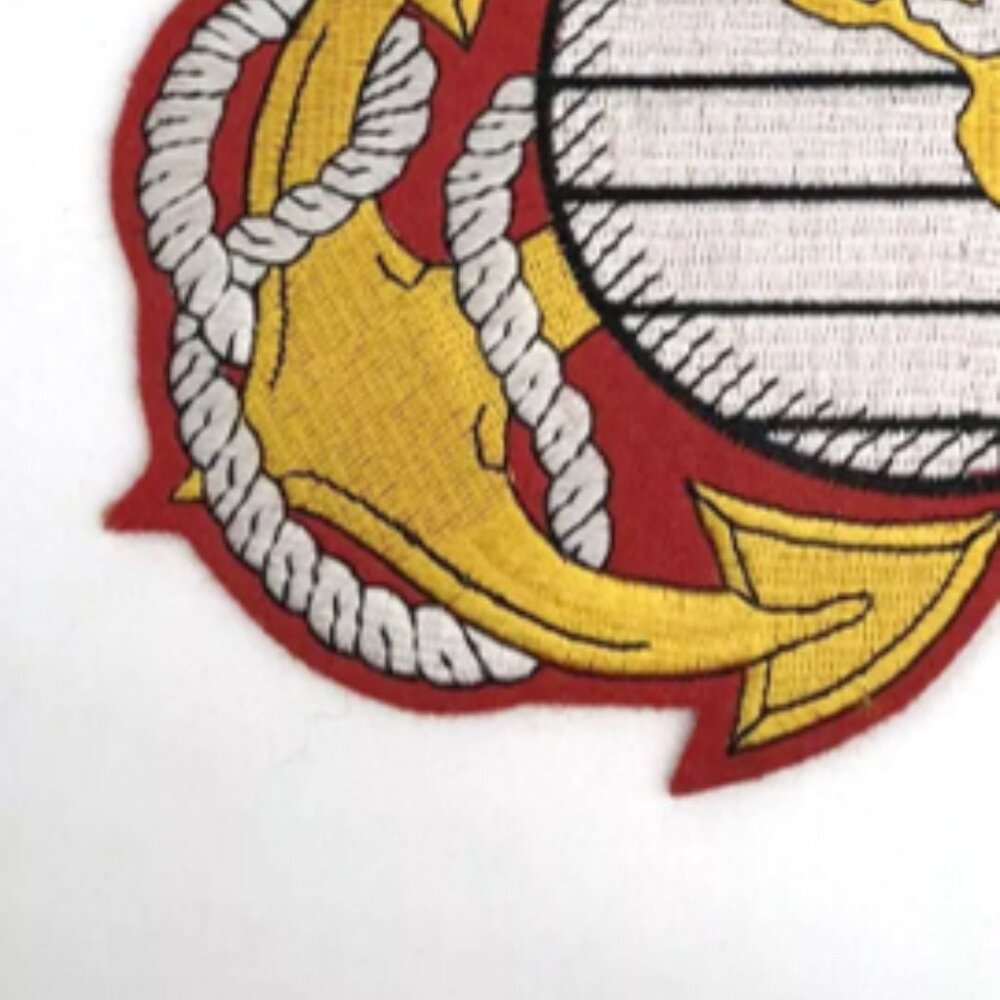 Hot Leathers Unisex Marine Corps Emblem, 9"x9" Embroidered Patch - Picture 4 of 4